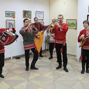 Vladimir - skupina Vladimirskyje rožočniky v Domě folkloru
