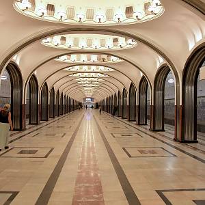 Moskevské metro - stanice Majakovská