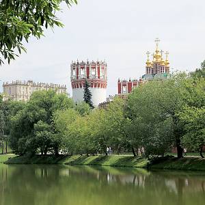 Moskva - Novopanenský klášter, pohled od severozápadu