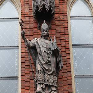 Riga - Rižský dóm, biskup Albert, zakladatel města