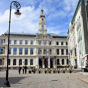 Riga - Radniční náměstí, radnice