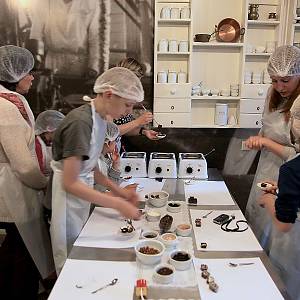 Riga - muzeum čokolády Laima, kreativní dílna