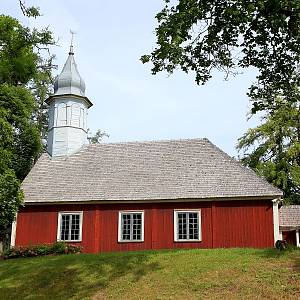 Turaida - luteránský dřevěný kostel