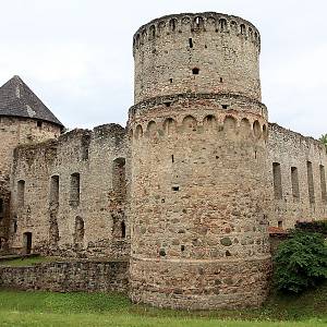 Cēsis - jižní věž zvaná Dlohý Herman