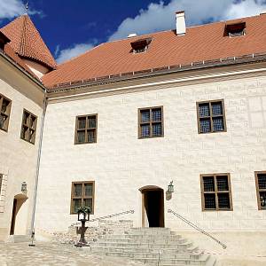 Bauska - hrad, nádvoří renesanční části