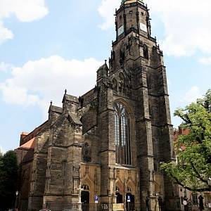 Świdnica (Svídnice) - katedrála sv. Václava a Stanislava, průčelí