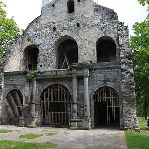 Bihač - zbytky kostela sv. Antonína