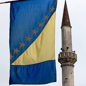Bihač - vlajka Bosny a Hercegoviny