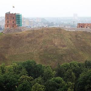 Vilnius - Horní hrad (Augšējo pils), pohled ze zvonice
