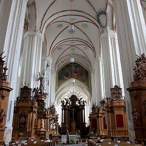 Vilnius - kostel sv. Františka z Assisi (Šv. Pranciškaus Asyžiečio bažnyčia), interiér