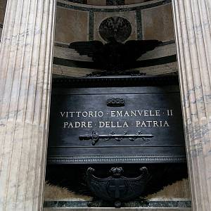 Řím, Panteon, náhrobek Viktora Emanuela II.
