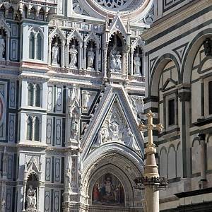 Florencie, detail výzdoby katedrály