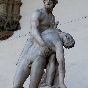 Florencie, Lodžie lancknectů (Loggia dei Lanzi), Menelaus podpírající tělo Patrokluse