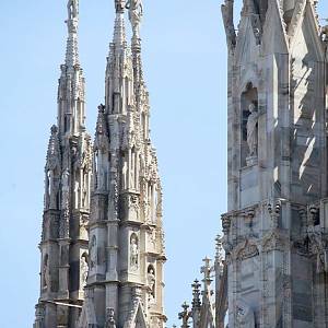 Katedrála Narození Panny Marie v Miláně (Duomo di Milano), detail výzdoby