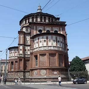Milán - kostel Panny Marie Milostivé (Santa Maria delle Grazie)