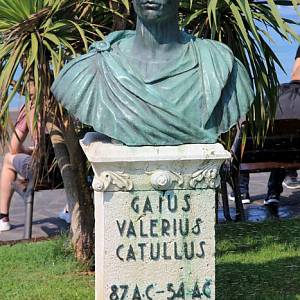 Busta římského básníka Gaia Valeria Catula