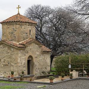 Mccheta - klášter Samtavro, kaplička a ostružiník sv. Kristýny
