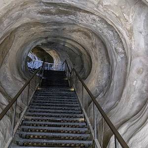 Uplisciche - únikový tunel z města k řece Mtkvari