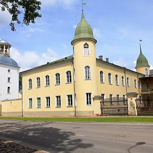 Zámek Krustpils (Krustpils pils), celkový pohled