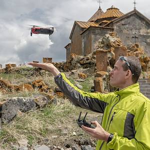 Klášter Hajrivank - natáčíme dronem