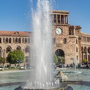 Náměstí Republiky, centrum Jerevanu