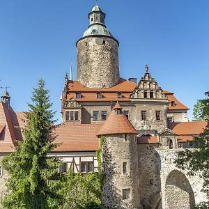Hrad Čocha (Czocha) od východu