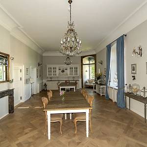 Zámek v Kamenci u Kladska, interiér