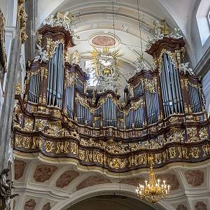Kostel Navštívení Panny Marie ve Vartě - nádherné varhany