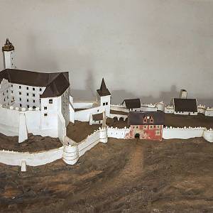 Hrad Grodno, model hradu
