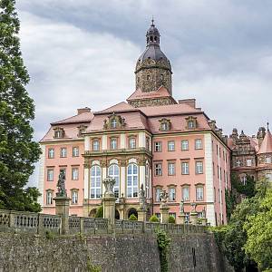 Hrad Książ, hlavní průčelí