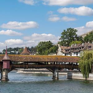 Lucern - Most vetešníků (Spreuerbrücke)