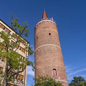 Věž Piastovského hradu v Opolí