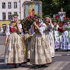 Lipiny - procesí na svátek Božího těla