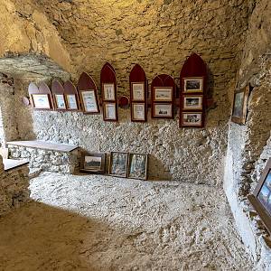 Topolčanský hrad - expozice v hradní věži