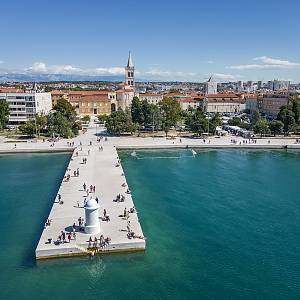 Zadar - molo v centru města