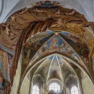 Cremona - kostel sv. Augustýna, kaple šlechtického rodu Cavalcabò