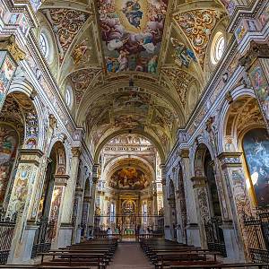 Cremona - kostel sv. Augustýna, interiér