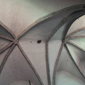 Kamenice u Jhlavy, kostel sv. Jakuba Staršího, klenba presbytáře