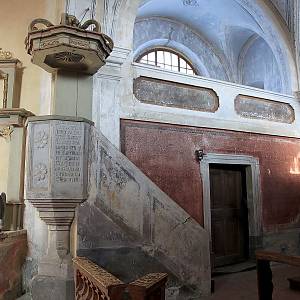 Rostoklaty, interiér kostela sv. Martina