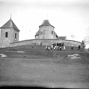 Hradešín na snímku z roku 1910