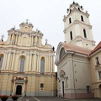 Vilnius - kostel sv. Janů v areálu univerzity