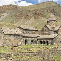 Arménie - reportáž okolí města Sisian, klášter Vorotavank