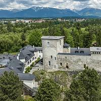 Slovensko - Liptov, hrad Liptovský Hrádok