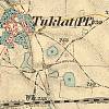 Tuklaty - obec na mapě III. vojenského mapování 1877-78 (© Agentura ochrany přírody a krajiny - AOPK ČR)