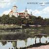 Kostelec nad Černými lesy - pohlednice (prošla poštou 1914)