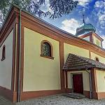 Aldašín - kostel sv. Jiří, pohled od severovýchodu (2019)