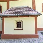 Aldašín - kostel sv. Jiří, sakristie (2019)