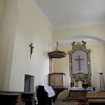Aldašín - kostel sv. Jiří, interiér (2017)