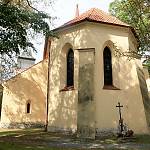 Velim - kostel sv. Vavřince, presbytář (2015)
