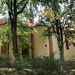 Velim - kostel sv. Vavřince, severní průčelí (2015)